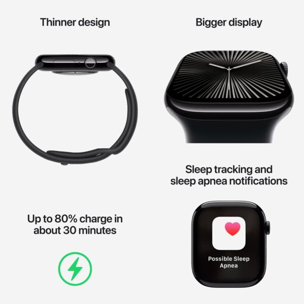 Apple Watch Series 10 (GPS) 46mm Aluminum Case - 이미지 3